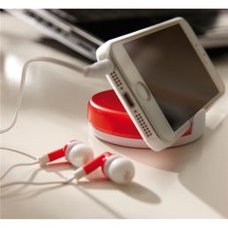 Övriga färger In-Ear hörlurar och mobilhållare Holdmed tryck