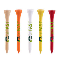 Övriga färger Träfria golfpeggar med tryck Bamboomed tryck