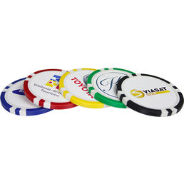 Övriga färger Pokerchips/Markeringsknapparmed tryck