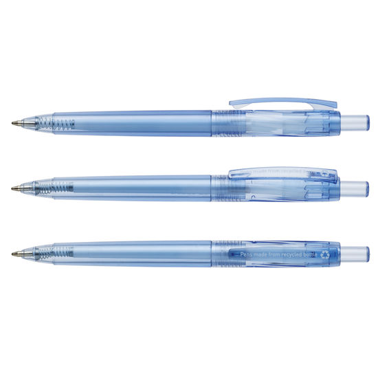 Blå Bläckpenna Pet Pen Kulamed tryck