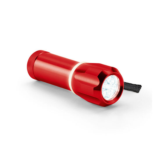 Röd Ficklampa Tor med reflekterande ringmed tryck