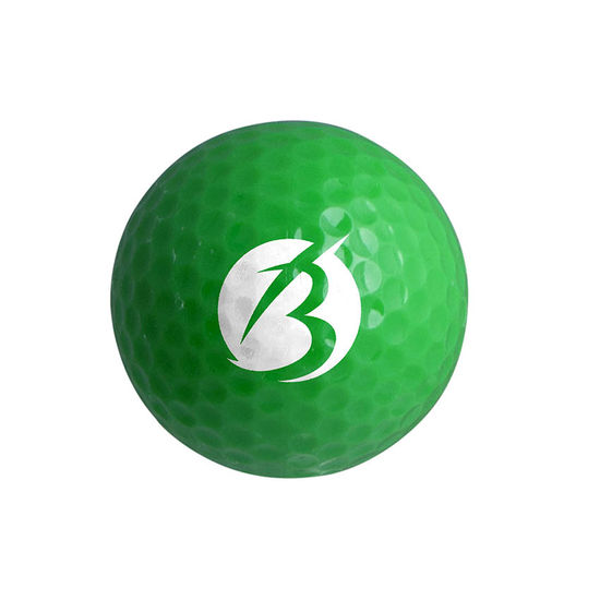 Grn Frgad golfboll med tryck Colormed tryck