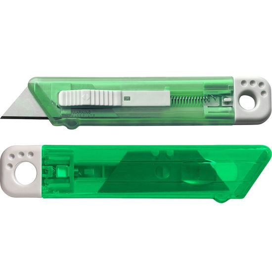 Grön Kartongkniv med tryck Algotmed tryck