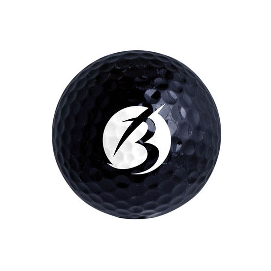 Svart Frgad golfboll med tryck Colormed tryck