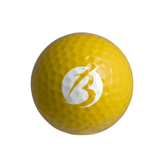 Gul Frgad golfboll med tryck Colormed tryck