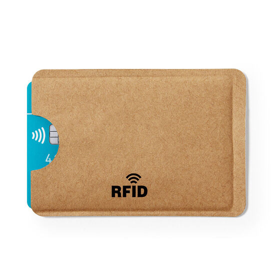 Övriga färger RFID-skyddande kortfodral av papper Blikbalmed tryck