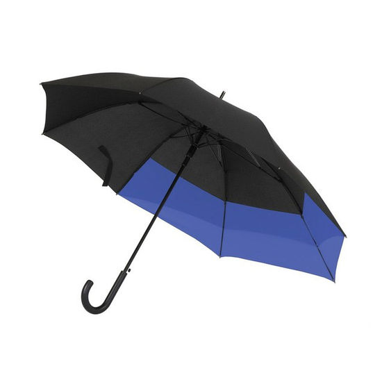 Blå Paraply med tryck Backpackmed tryck