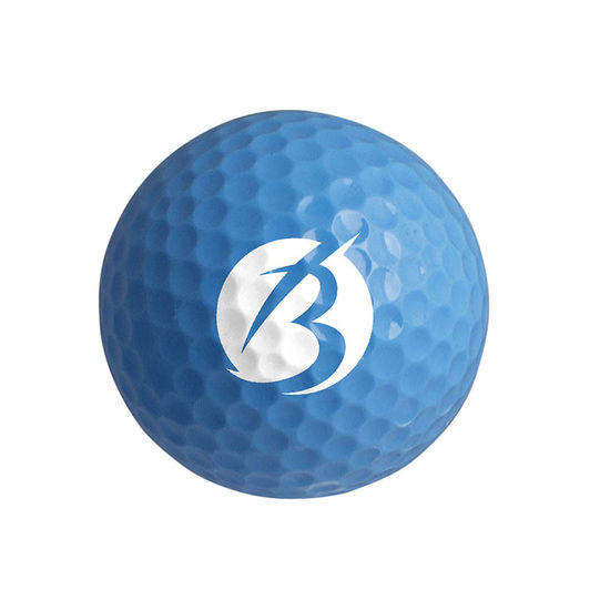 Bl Frgad golfboll med tryck Colormed tryck