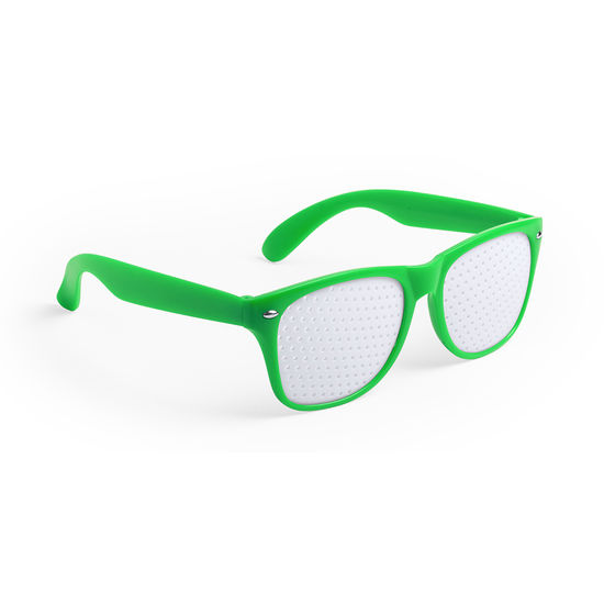 Grön Solglasögon med fullfärgstryck på linserna Zemurmed tryck