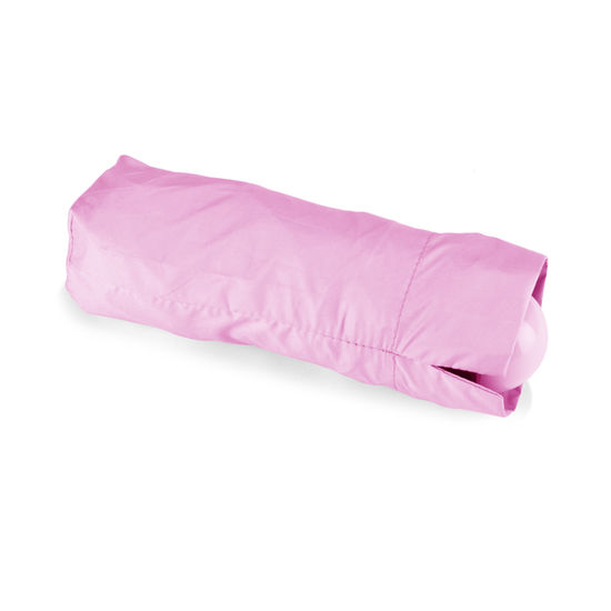 Rosa Kompaktparaply med tryck UVmed tryck