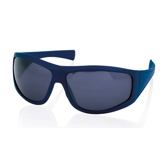 Blå Solglasögon med tryck Trendmed tryck