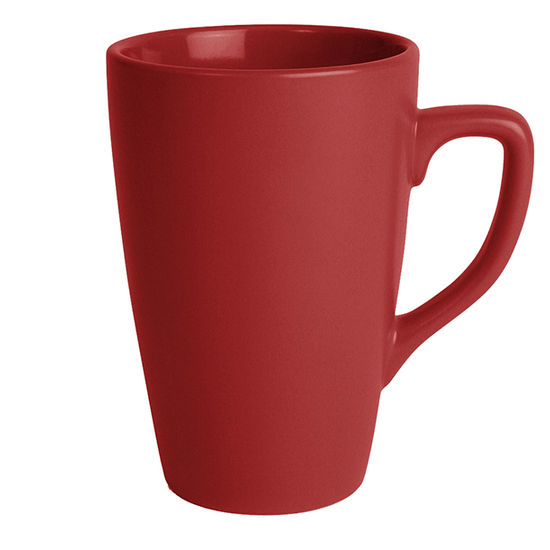 Röd Kaffemugg Apollo Color, 30 clmed tryck