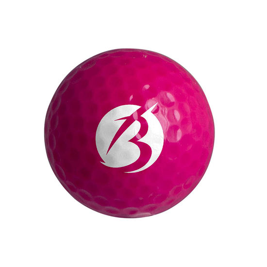 Rosa Frgad golfboll med tryck Colormed tryck