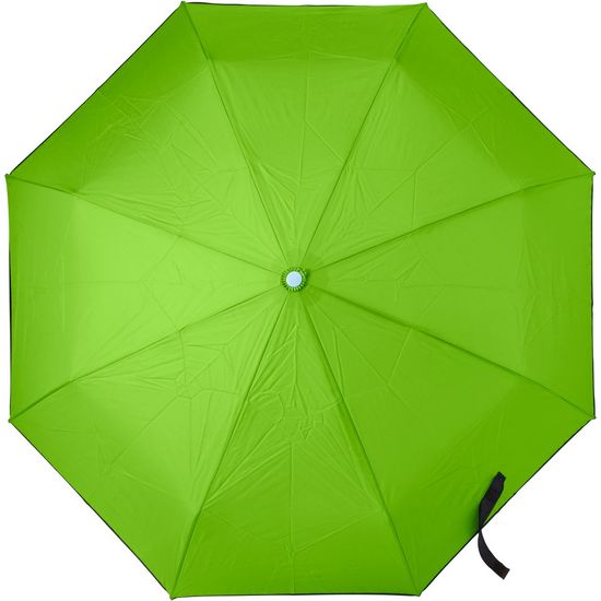 Grön Stormsäkert kompaktparaply med tryck Zenyamed tryck