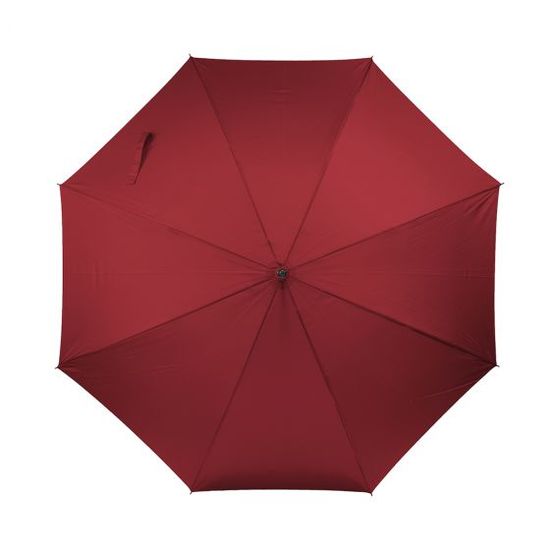 Röd Vindsäkert paraply med tryck Clinicmed tryck