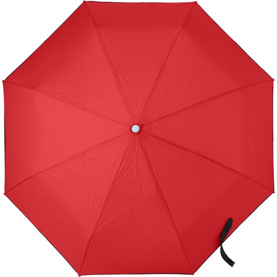 Röd Stormsäkert kompaktparaply med tryck Zenyamed tryck