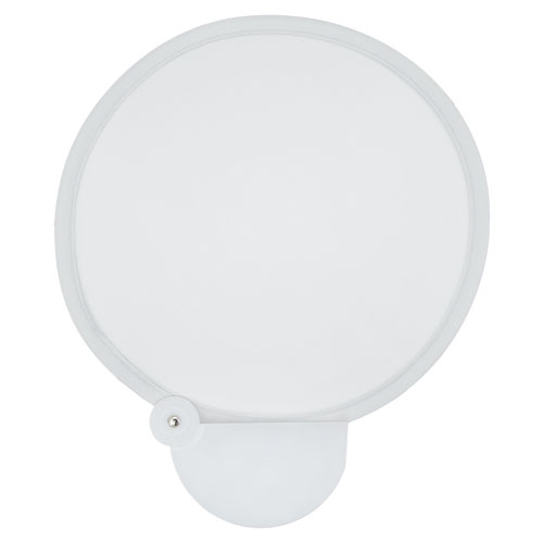 Regnbågsfärgad hopfällbar handfläkt Barissa produktbild