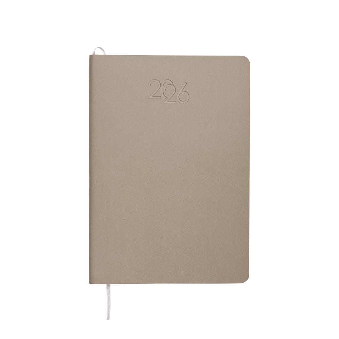 Veckoplanerare 2026 med tryck och mjukt värmereaktivt PU-omslag produktbild