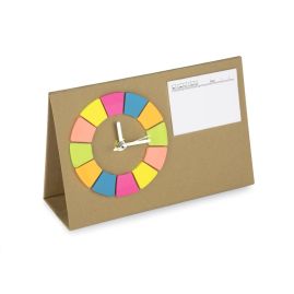Bordsklocka med postitlappar Orklov produktbild