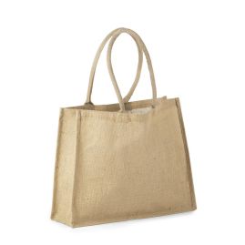 Shoppingväska i jute med tryck produktbild