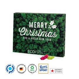 Stor miljövänlig adventskalender med tryck produktbild