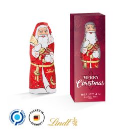 Lindt jultomte 40g med tryck produktbild