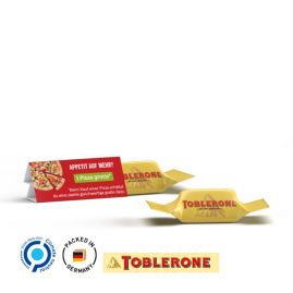 Promotionsförpackning med Toblerone med tryck produktbild