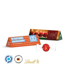 Profilprisma med Lindt LINDOR mjölkboll med tryck produktbild