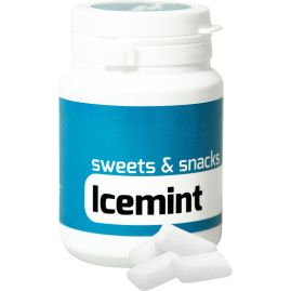 Tuggummi Icemint 63g med tryck produktbild