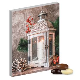 Mandelchokladtrio med tryck, ca. 120g produktbild