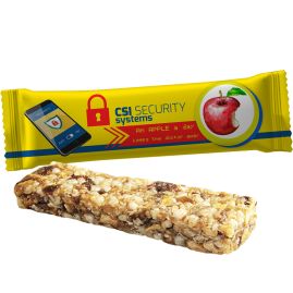 Müslibars med äpple i förpackning med tryck, 25 gram produktbild