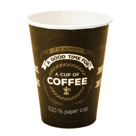 Miljövänlig pappersmugg 200ml med tryck produktbild