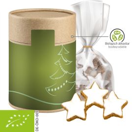 Ekologiska kanelstjärnor med tryck 100g produktbild