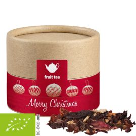 Ekologiskt julfruktte med tryck, ca 25g, biologiskt nedbrytbar eco-kartong produktbild