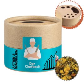 Steakpeppar med tryck i biologiskt nedbrytbar kartong, ca 40g produktbild