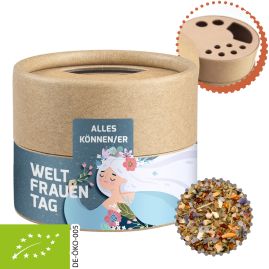 Ekologisk allroundkrydda med tryck, ca 40g, biologiskt nedbrytbar kartongburk produktbild