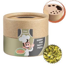Pizzakrydda med tryck i biologiskt nedbrytbar kartong, ca. 10g produktbild