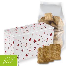 Ekologiska julkakor med tryck, ca. 130g produktbild