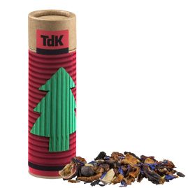 Christkindl-te i biologiskt nedbrytbar kartongtub med tryck produktbild