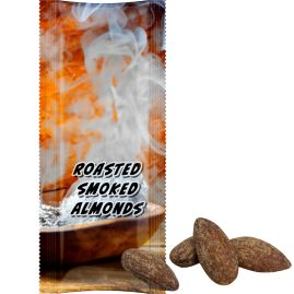 Rostade rökta mandlar med tryck, ca. 30g produktbild