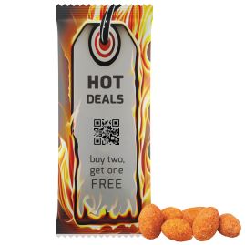 Chili peanuts med tryck, 40g, midi XL-påse produktbild