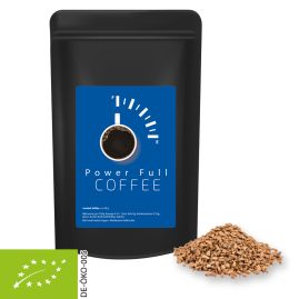 Ekologiskt snabbkaffe med tryck, ca. 35g svart påse produktbild