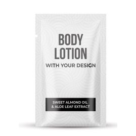 Bodylotion i dospåse med tryck produktbild