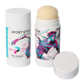 SportBalm i stick med fullfärgstryckt etikett produktbild
