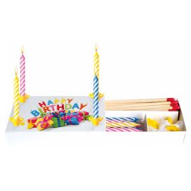 Tändsticksask med födelsedagsljus produktbild