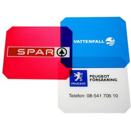 Isskrapa med tryck Promo Transparent produktbild