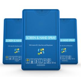 Antibakteriell handspritsspray i kortformat 20 ml produktbild