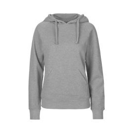Hoodie utan dragkedja med tryck Fairtrade Classic Dam produktbild