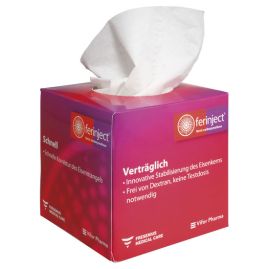 Näsdukar i kubformad ask, 50 st produktbild