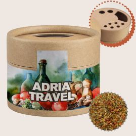Mediterranean veggie mix med tryck, ca. 28g, miljövänlig kartongburk produktbild